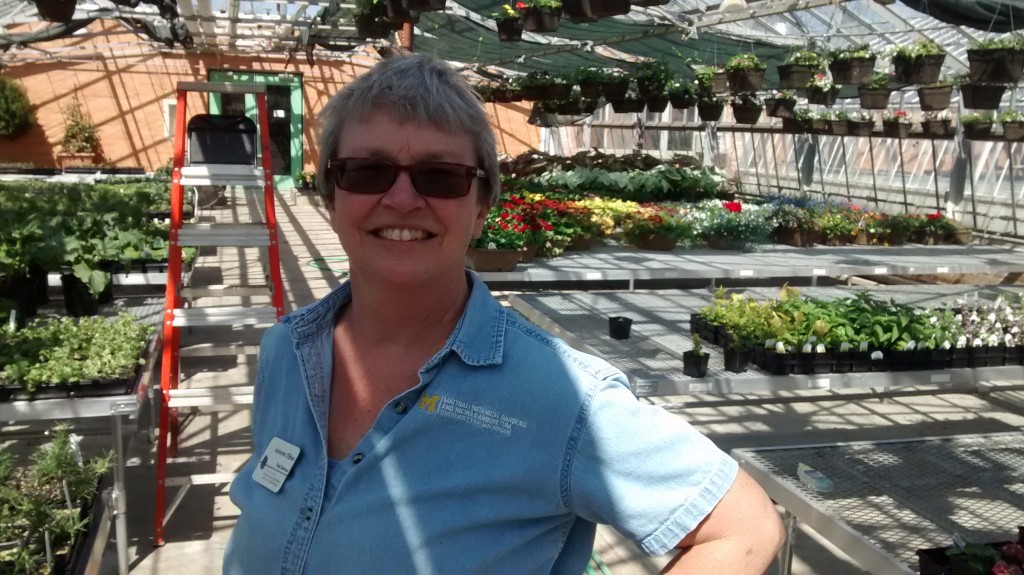 Horticulturist Adrienne _________ leads  team of plant grower at Matthaei Botanical Gardens - Nichols Arboretum