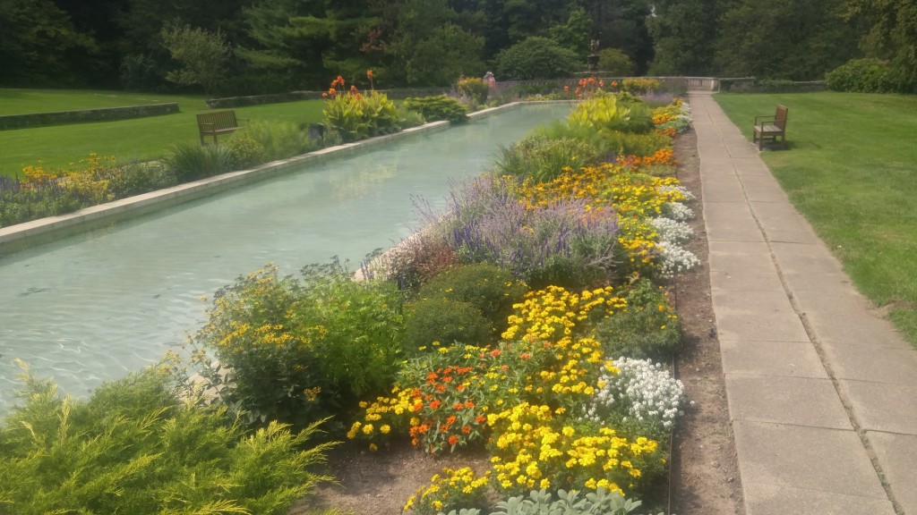 This reflecting pool was built in the early 1900’s.